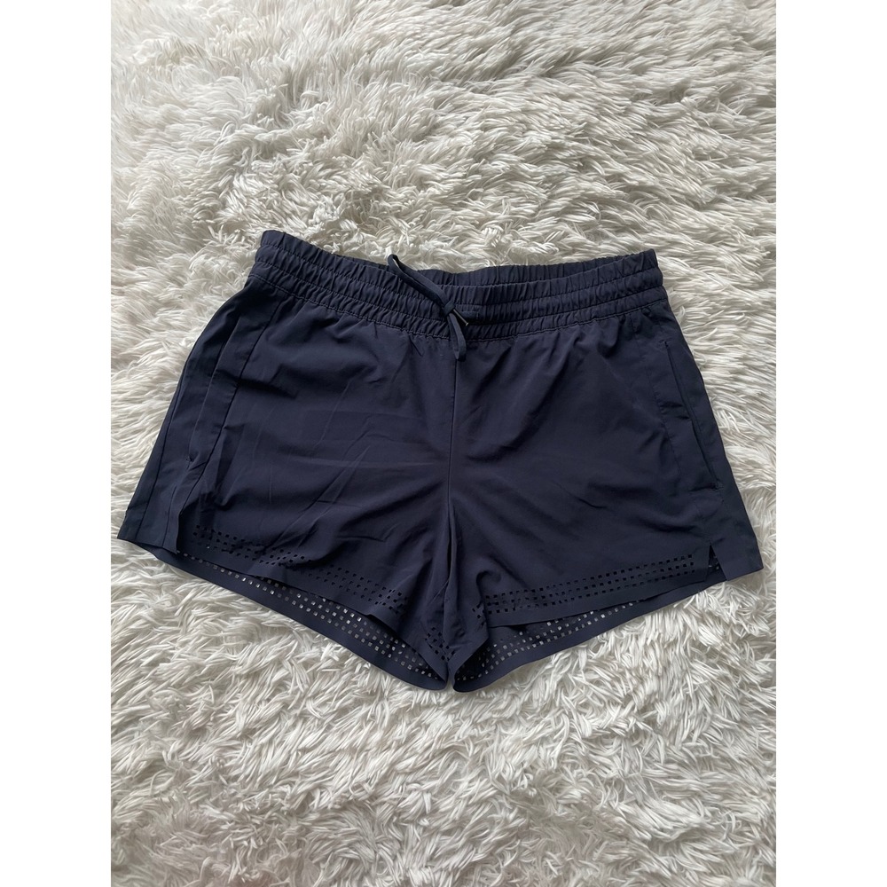 Athleta Laser Cut Perforated Active Shorts